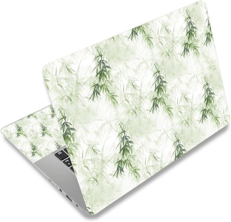 AORTDES Laptop Skin Sticker 12.1 13 13.3 14 15 15.6 Inches Netbook Sticker Decal Reusable Universal Notebook PC Art Personalized Protector by (AD-NEK-87 Bamboo Forest) - Image 1